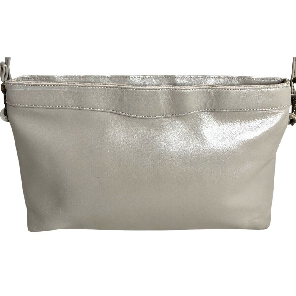 Vintage Etienne Aigner Taupe Leather Crossbody Bag - Picture 3 of 11